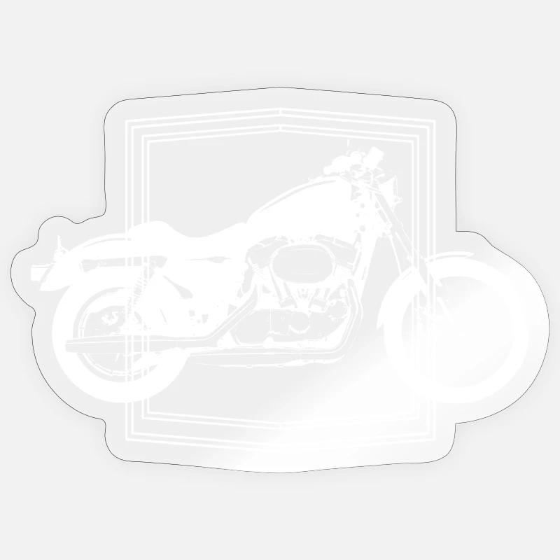 Oldtimer Motorrad Sticker Größe S (10 x 10 cm)