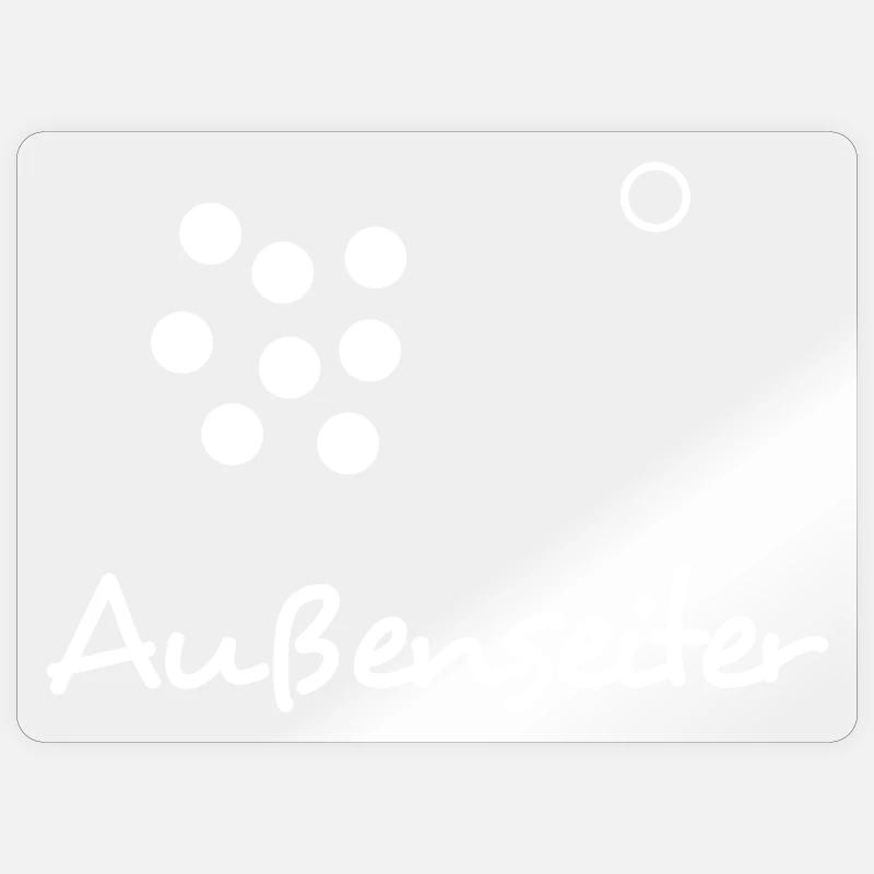 Außenseiter - hell Sticker Größe S (10 x 10 cm)