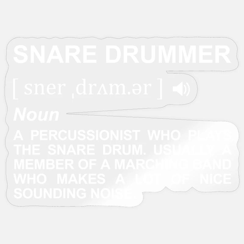 Drummer Definition Sticker size S (10 x 10 cm)