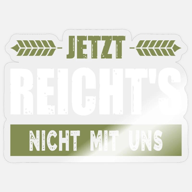 Bauernproteste 2024 Bauernprotest Bauerndemo Demo Sticker Größe S (10 x 10 cm)