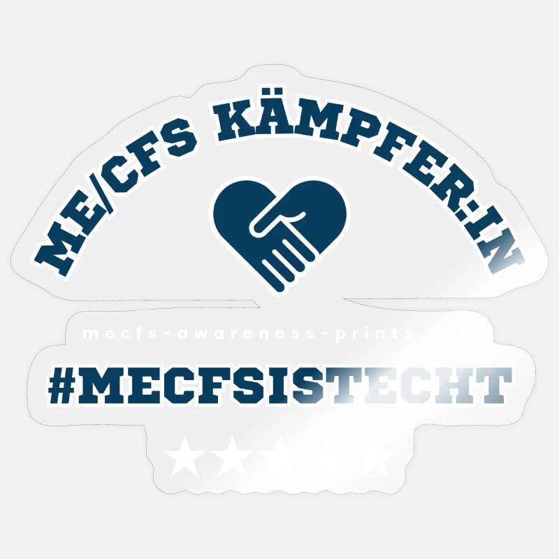 FIGHTER [collage 💙 blue] Sticker size S (10 x 10 cm)