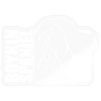 Boykin Spaniel Profil Chien Chien Wilsigns - Sticker taille S (10 x 10 cm) - brillant transparent - Devant