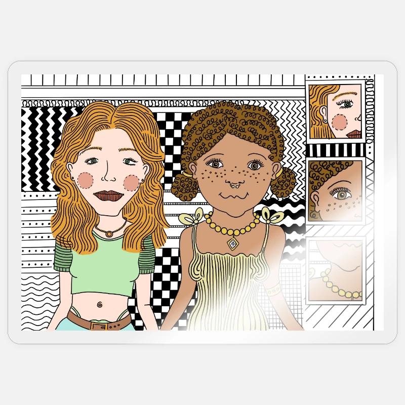 Sticker taille S (10 x 10 cm) - 