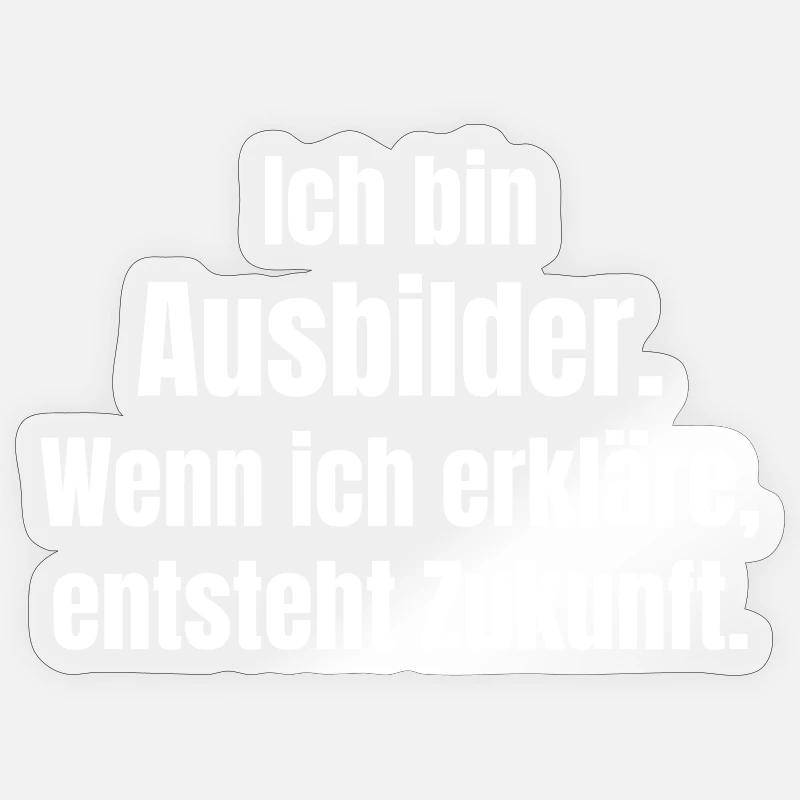 Trainers: Future through explanation Sticker size S (10 x 10 cm)