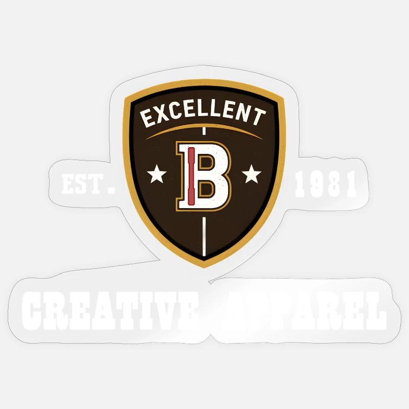 CREATIVE APPAREL Vintage 1981 Sticker size S (10 x 10 cm)