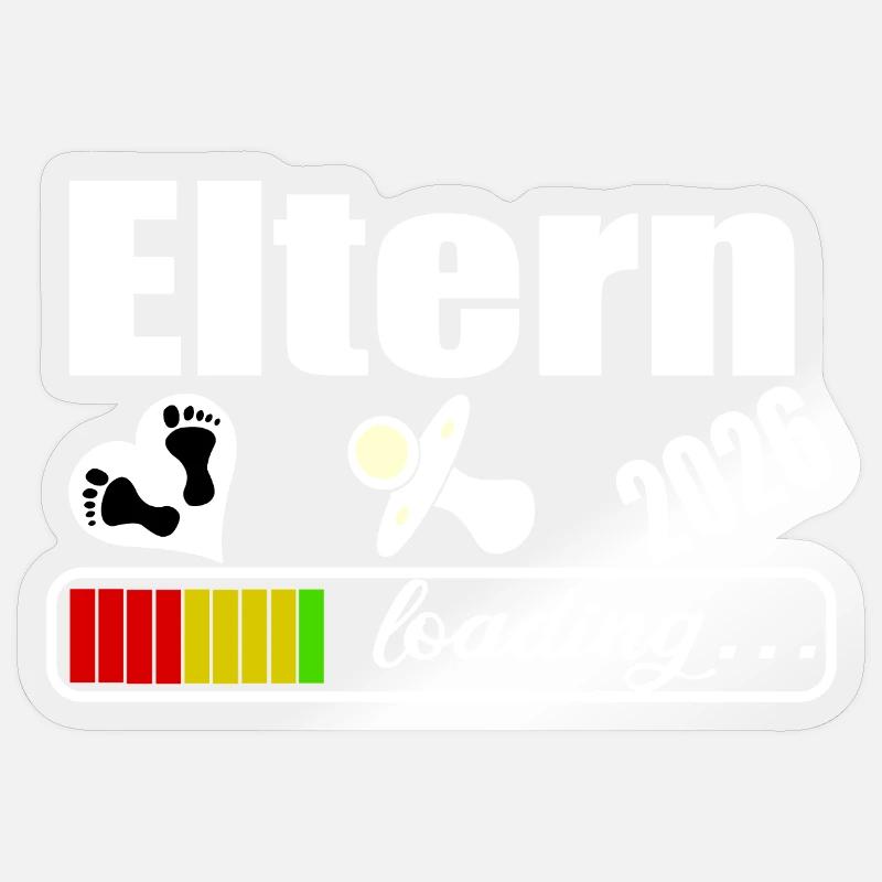 Eltern 2026 Sticker Größe S (10 x 10 cm)