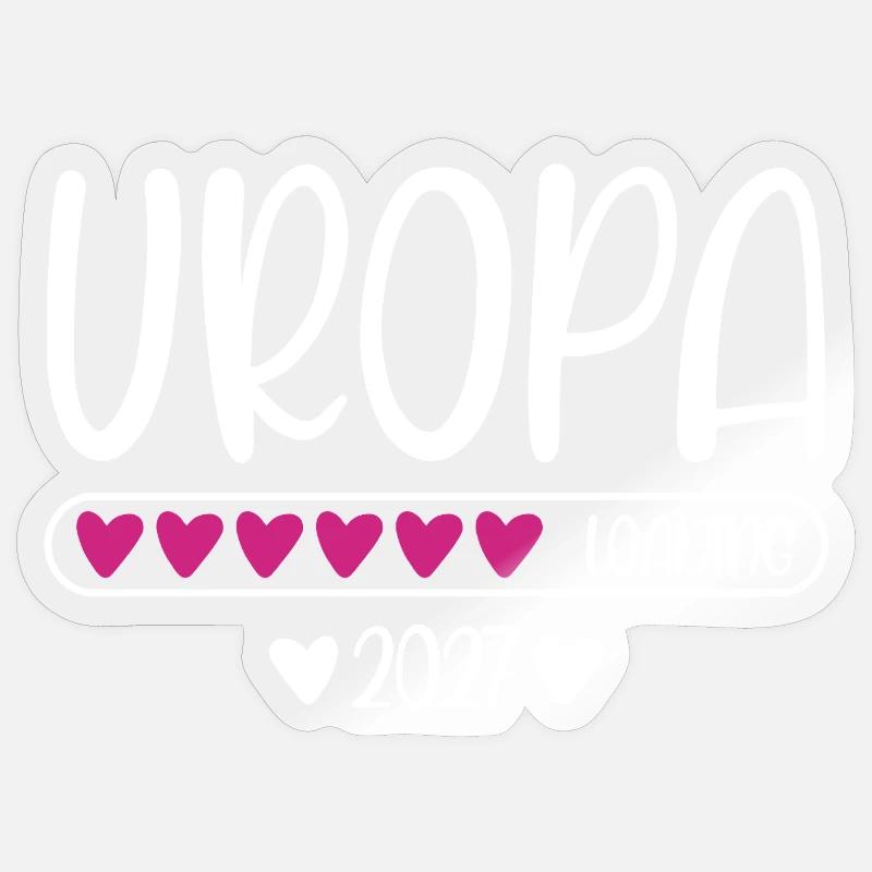 Great-grandpa 2027 loading heart loading bar Sticker size S (10 x 10 cm)
