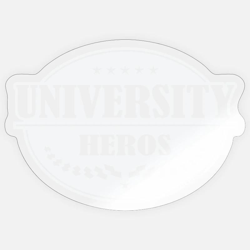 Unihelden Badge Sticker size S (10 x 10 cm)