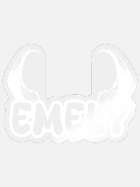 Teufel Emely - Sticker Größe S (10 x 10 cm) - Transparent glänzend