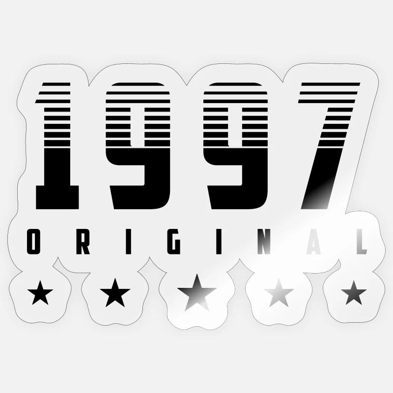 Original 1997 Année de naissance | | changeable de couleur Sticker taille S (10 x 10 cm)