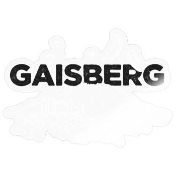 Gaisberg Paragliding - Sticker Größe S (10 x 10 cm) - Transparent glänzend - Vorne