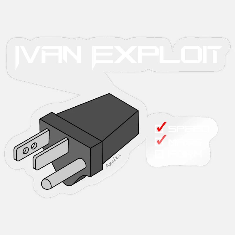 Ivan Exploit - Speedmodeling CAO 3D - Liste de contrôle Sticker taille S (10 x 10 cm)
