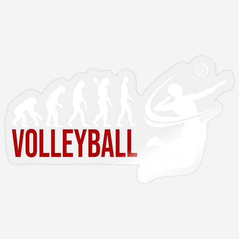 Evolution Volleyball Sticker Größe S (10 x 10 cm)