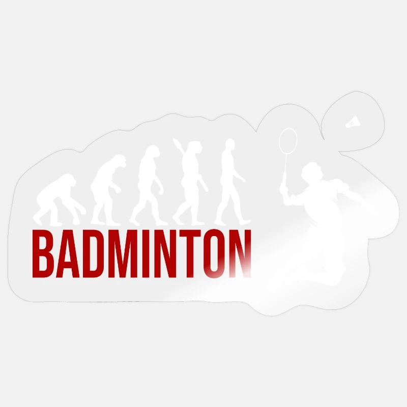 Evolution Badminton Sticker Größe S (10 x 10 cm)