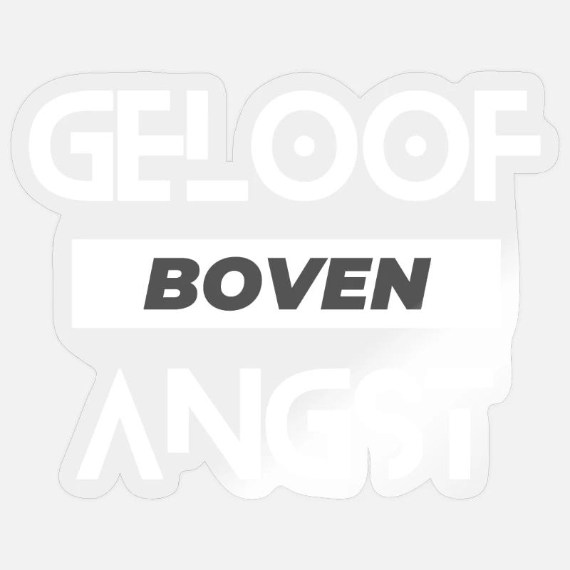 La foi plutôt que la peur Sticker taille S (10 x 10 cm)