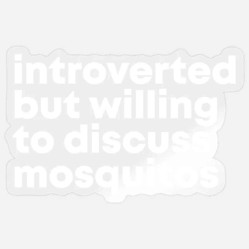 moustique Sticker taille S (10 x 10 cm)