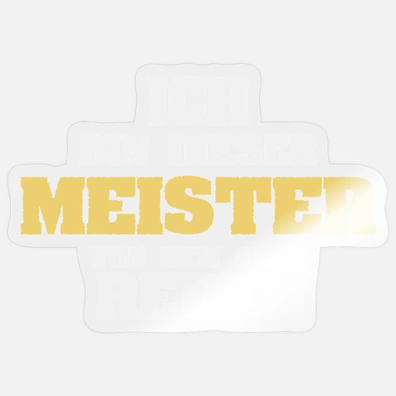 Profession Master Sticker size S (10 x 10 cm)