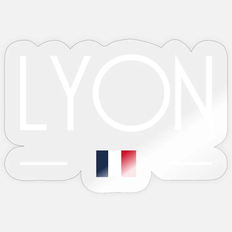 Lyon Sticker taille S (10 x 10 cm)