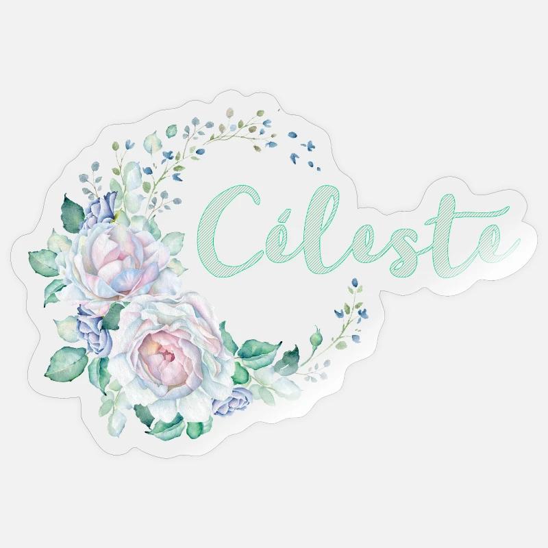 For Celeste - Sticker size S (10 x 10 cm) - transparent glossy