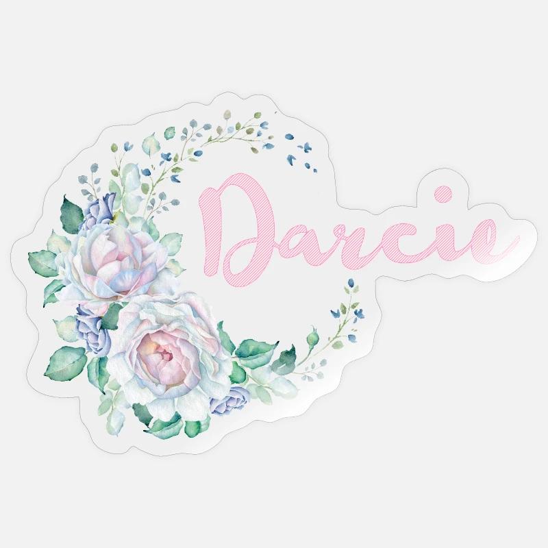 For Darcie - Sticker size S (10 x 10 cm) - transparent glossy
