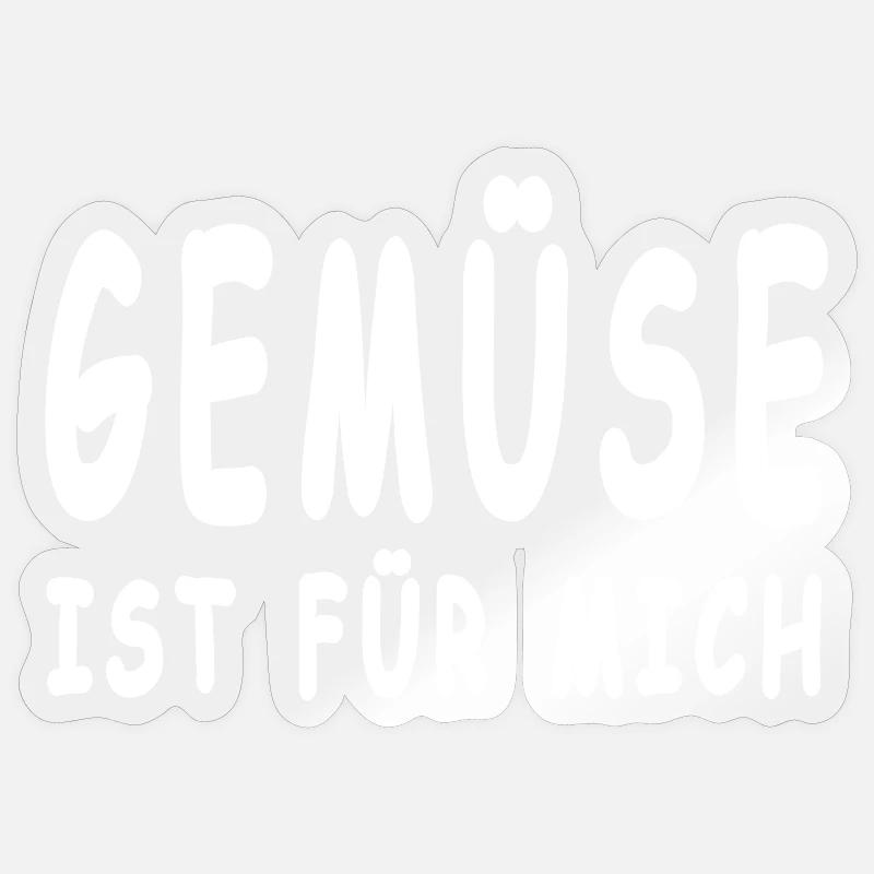 Vegetable - Sticker size S (10 x 10 cm) - transparent glossy