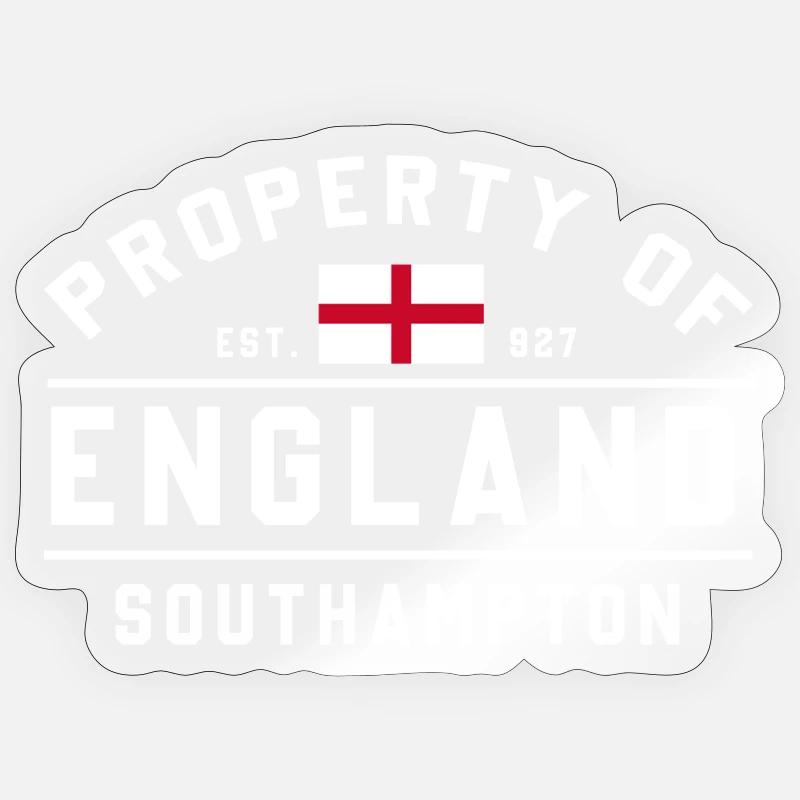 Drapeau de l’Angleterre Southampton Sticker taille S (10 x 10 cm)