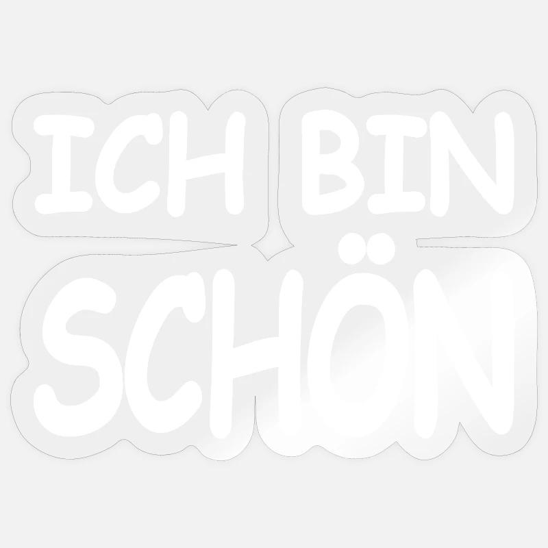 Beautiful Sticker size S (10 x 10 cm)