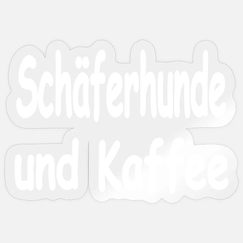 Schäferhund Sticker Größe S (10 x 10 cm)