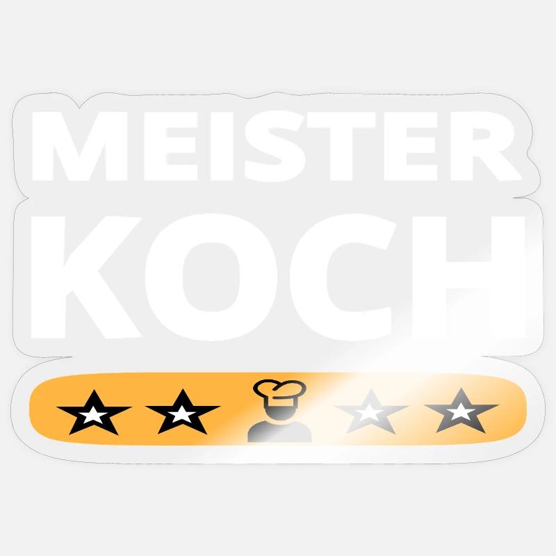 Cuire - Sticker taille S (10 x 10 cm) - brillant transparent