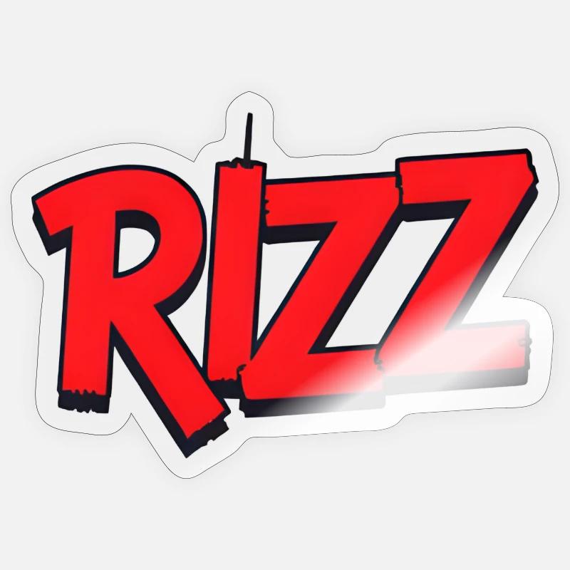 rizz Sticker Größe S (10 x 10 cm)
