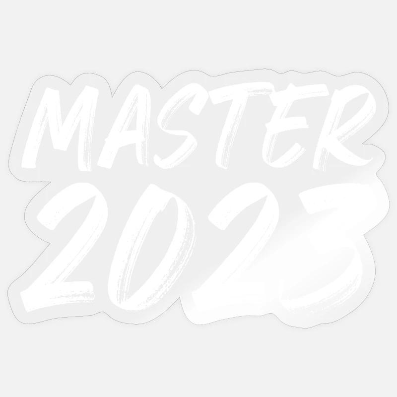 Master 2023 Sticker Größe S (10 x 10 cm)