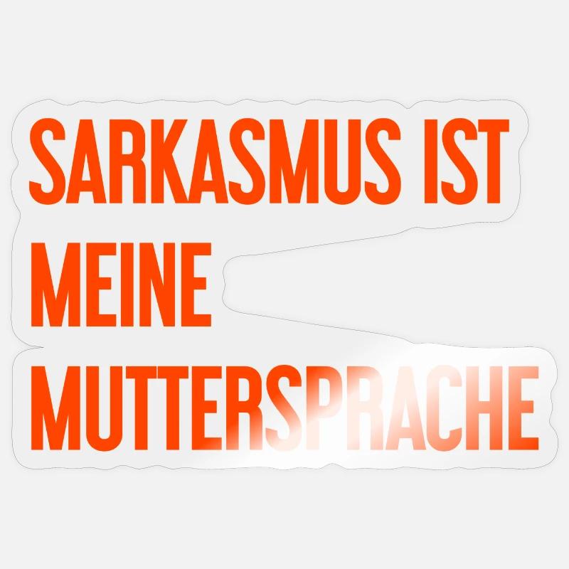 Sarcasmo Pro Sticker formato S (10 x 10 cm)