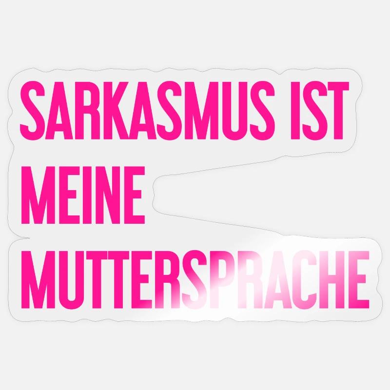 Sarcasmo Pro Sticker formato S (10 x 10 cm)