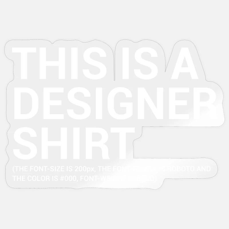 Sticker Größe S (10 x 10 cm) - 
