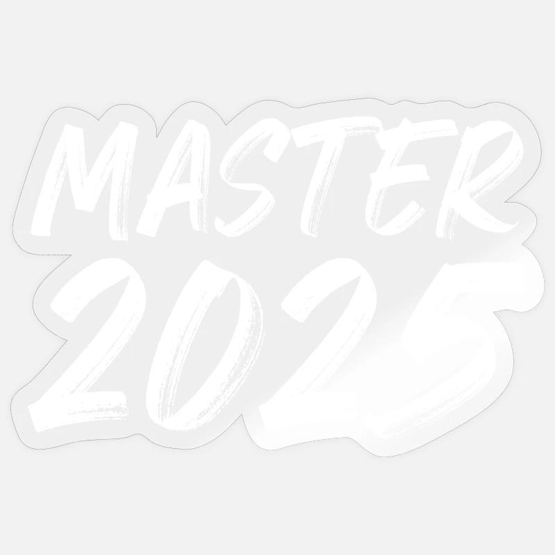 Master 2025 Sticker Größe S (10 x 10 cm)