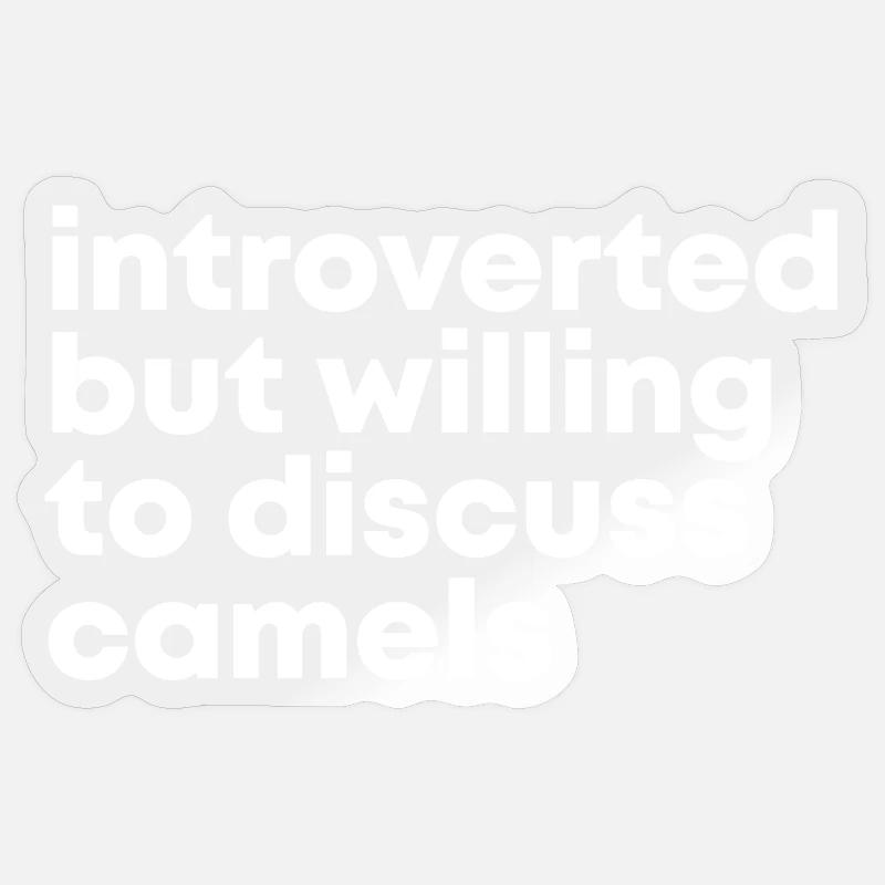 Kamel Sticker Größe S (10 x 10 cm)