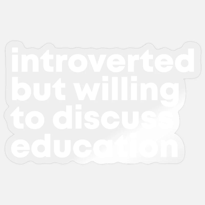 Bildung Sticker Größe S (10 x 10 cm)