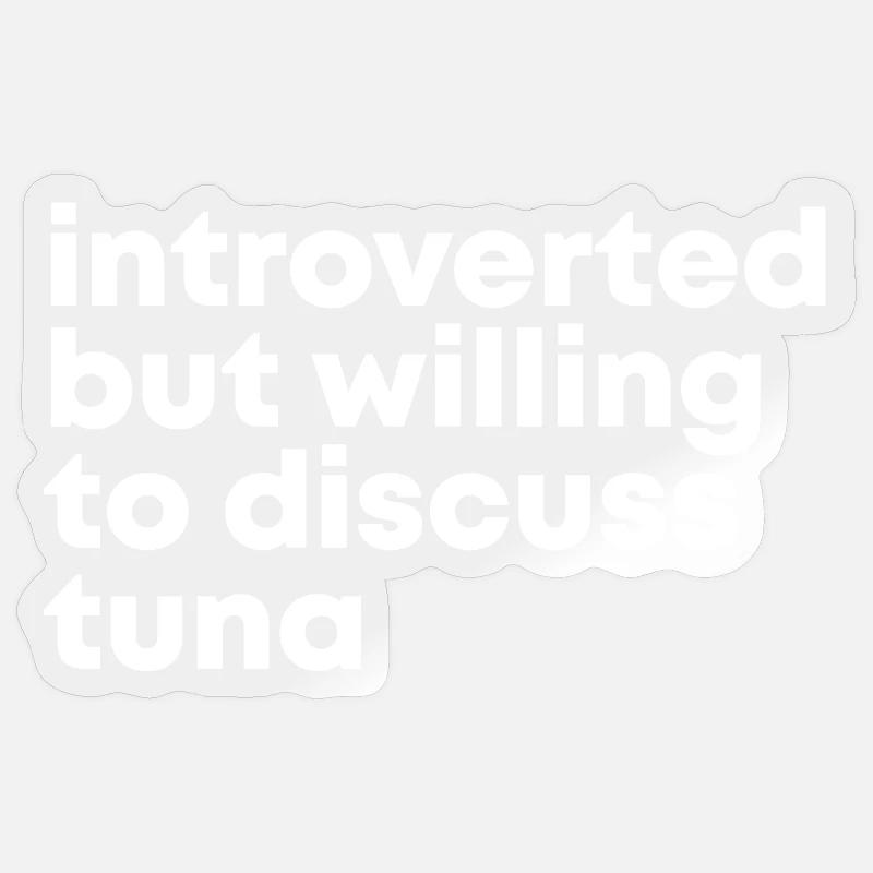 Thunfisch Sticker Größe S (10 x 10 cm)