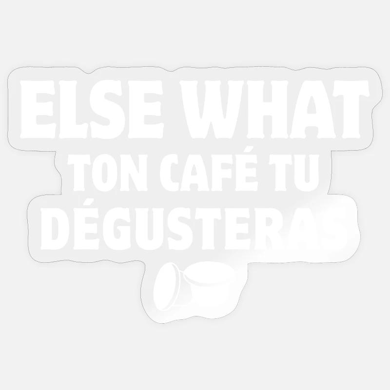 coffee, coffee bean, coffee break Sticker size S (10 x 10 cm)