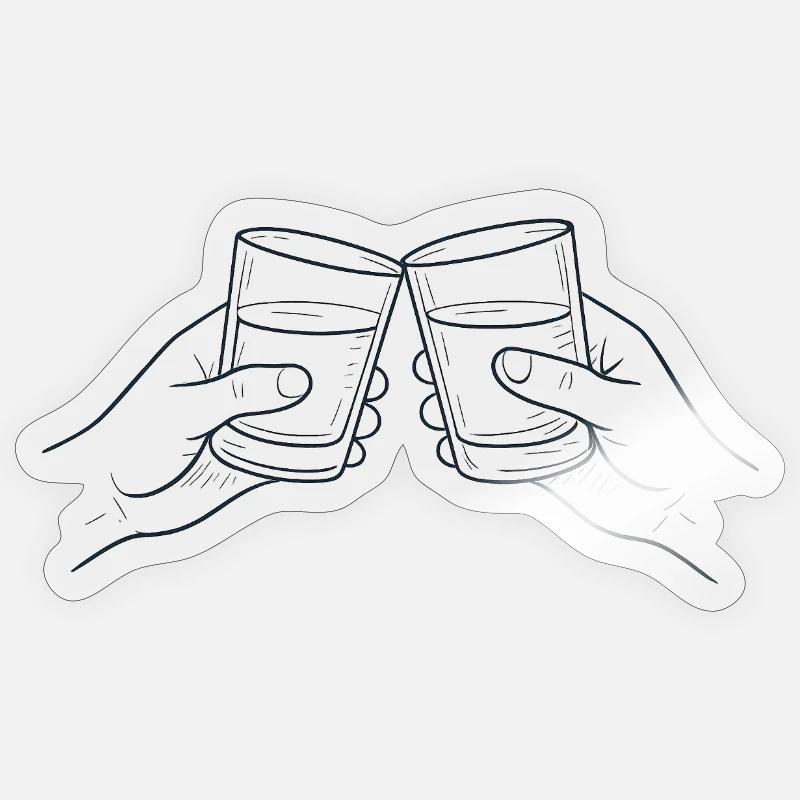Sticker Größe S (10 x 10 cm) - 