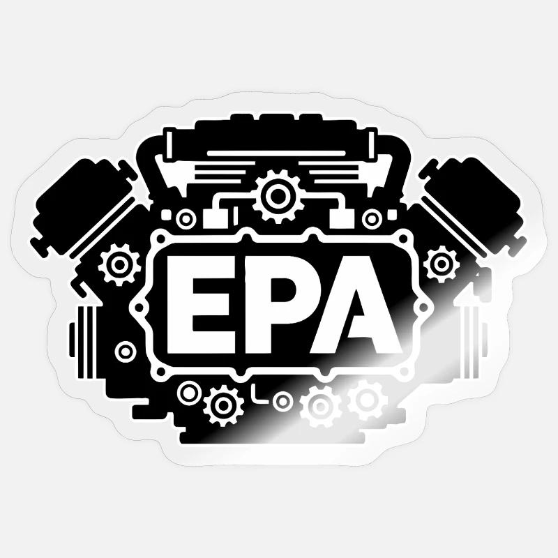 EPA - Sticker size S (10 x 10 cm) - transparent glossy