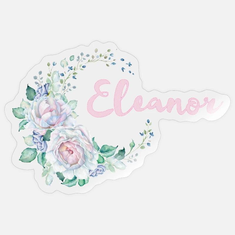 Pour Eleanor - Sticker taille S (10 x 10 cm) - brillant transparent