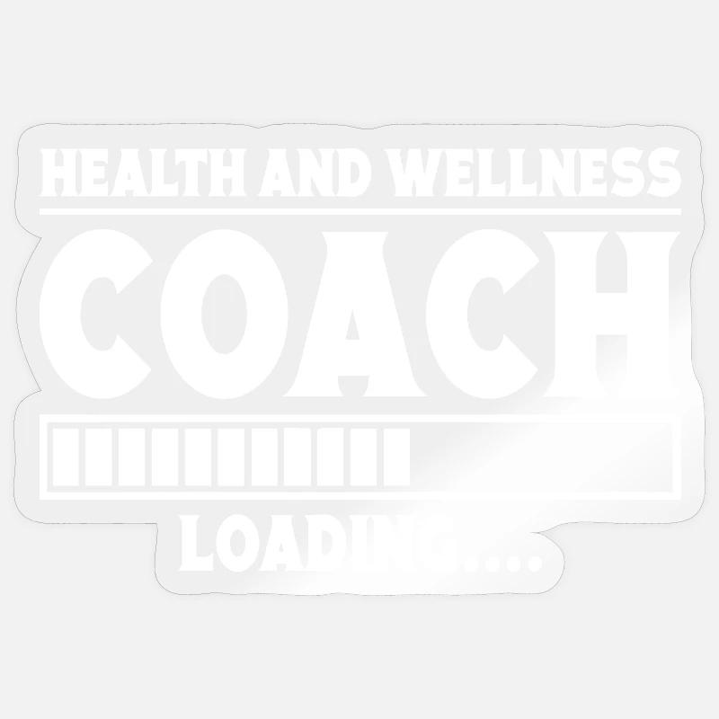 Dynamophilie Bodybuilder Wellness Coach Chargement - Sticker taille S (10 x 10 cm) - brillant transparent