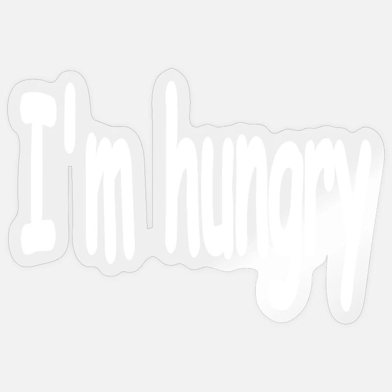 faim Sticker taille S (10 x 10 cm)