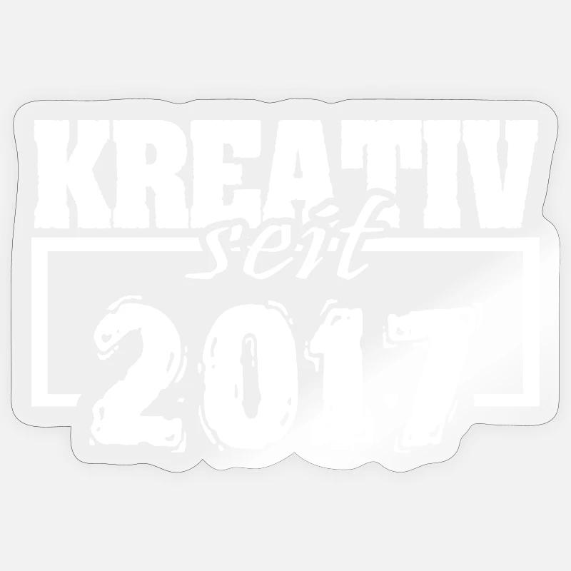 2017 - Sticker Größe S (10 x 10 cm) - Transparent glänzend