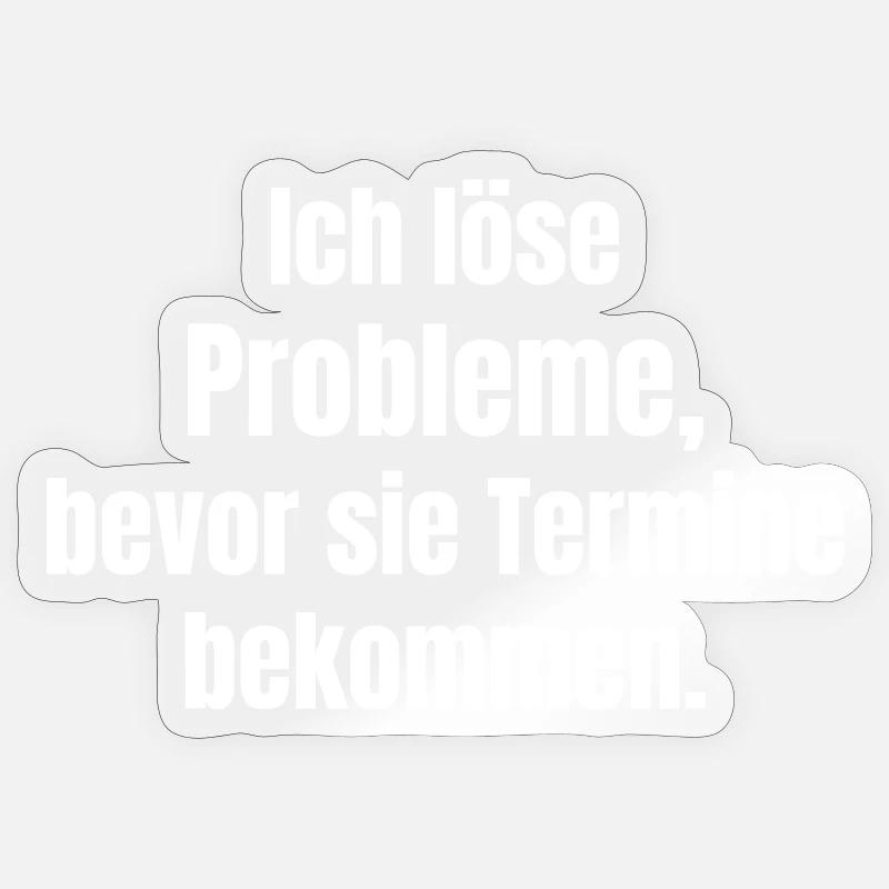 Proactive resolution before appointments Sticker size S (10 x 10 cm)