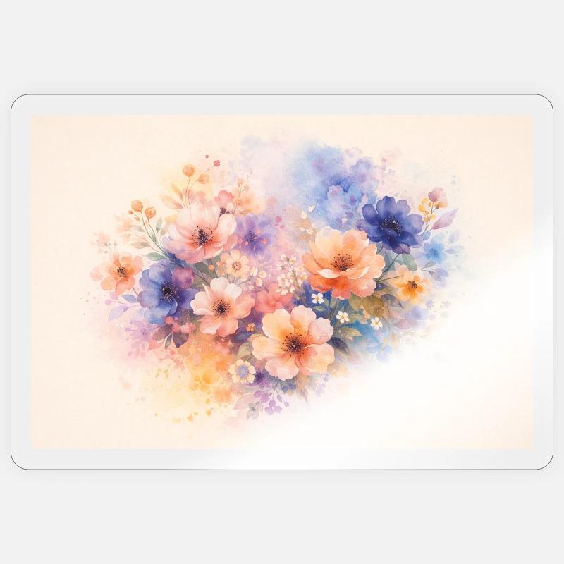 Conception à l’aquarelle Sticker taille S (10 x 10 cm)