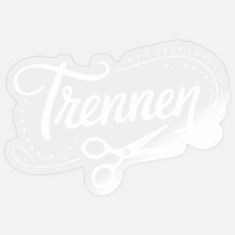 Couper des ciseaux, Coiffeur, Tailleur, couture, loisirs, bricolage Sticker taille S (10 x 10 cm)