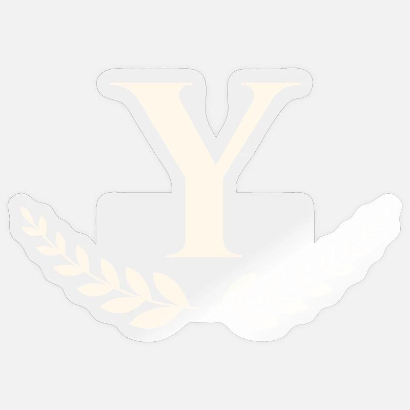 Y - Sticker taille S (10 x 10 cm) - brillant transparent