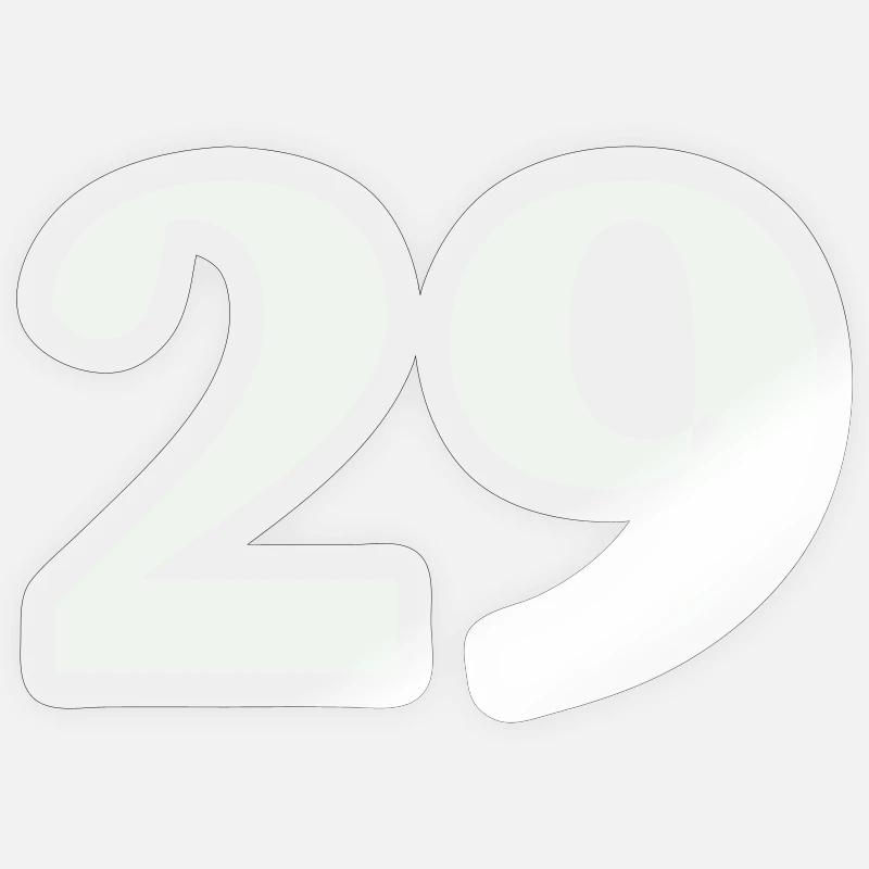 29 - Sticker taille S (10 x 10 cm) - brillant transparent